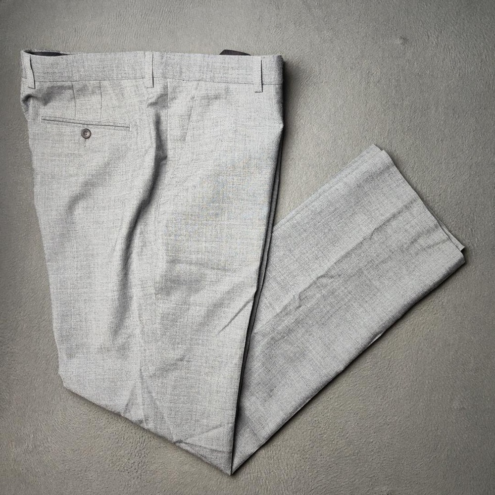 Paul Smith London Pants Mens IT 44 38x33 Gray The Westbourne Wool Dress Italy